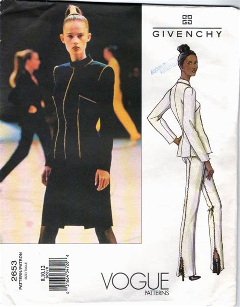 givenchy designs released by vogue patterns|alexander mcqueen sewing patterns.